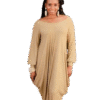 Metallic Long Sleeve Marilyn - Free size