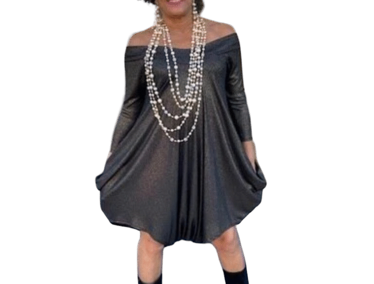 Metallic Marilyn Romper - Free size