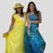 Ocean Mosaic Halter Maxi Dress