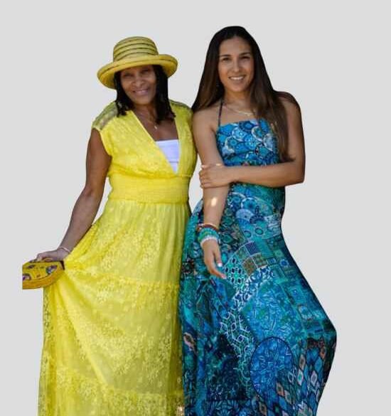 Ocean Mosaic Halter Maxi Dress